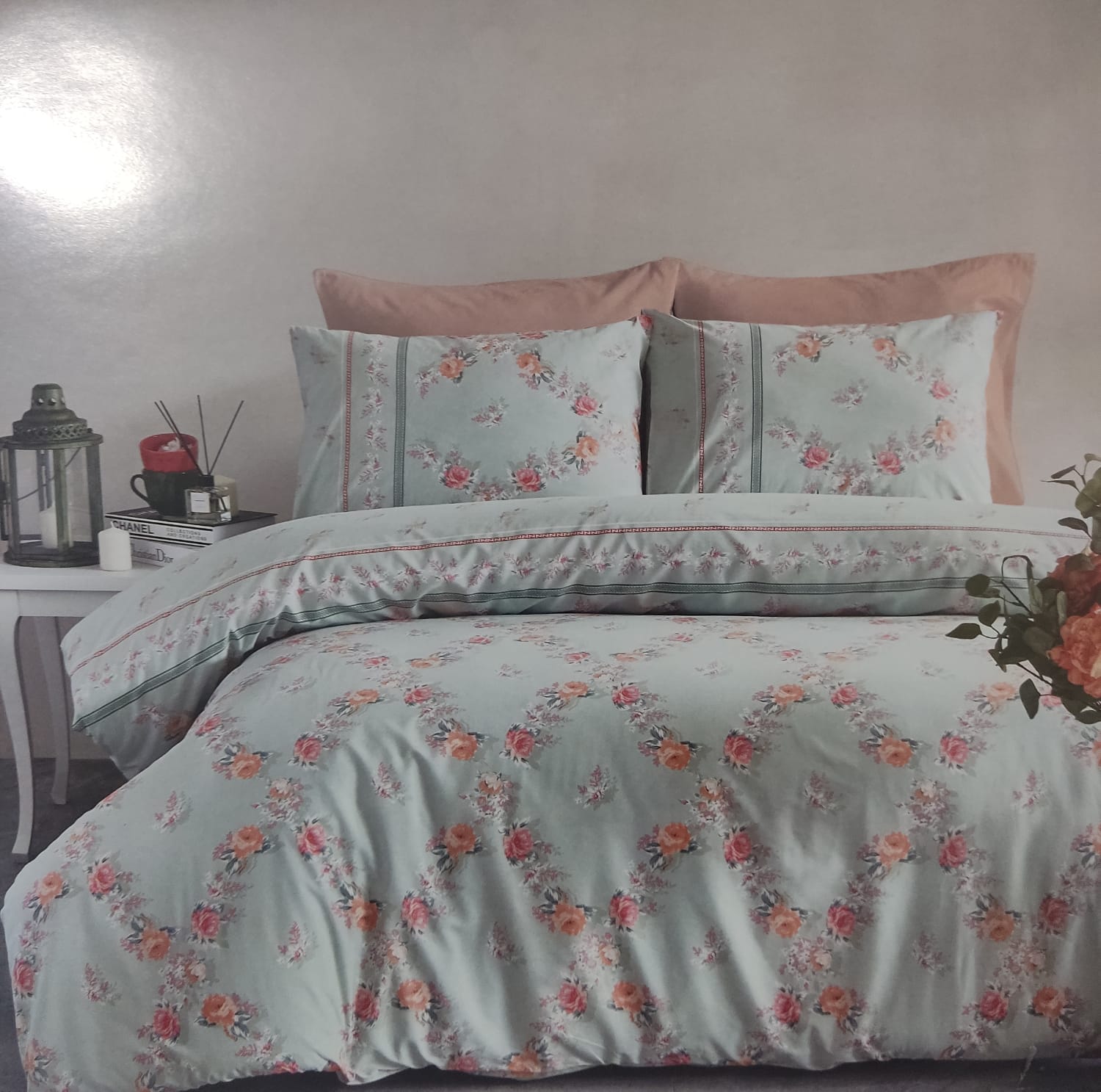 Cotton Life Ranforce Siena Mint Tek Kişilik Pike Takımı